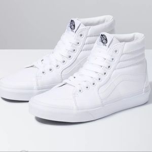 White Hightop Vans